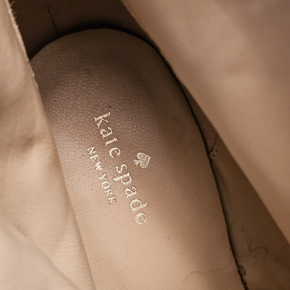 Kate Spade camel colour suede wedge boots. Size 9 - Picture 3 of 7